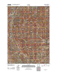 2012 Map of Coal Hill, 2012 Print