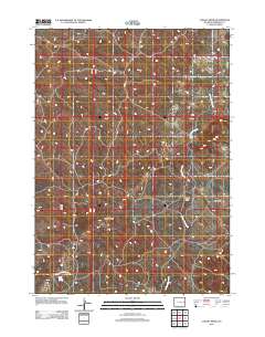 2012 Map of Cooley Draw, 2012 Print