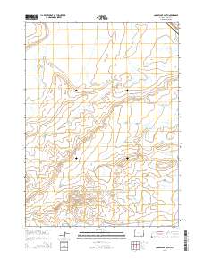 2015 Map of Cooper Lake South, 2015 Print