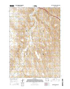 2015 Map of Crazy Woman Ranch, 2015 Print