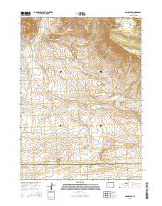2015 Map of Crooks Peak, 2015 Print