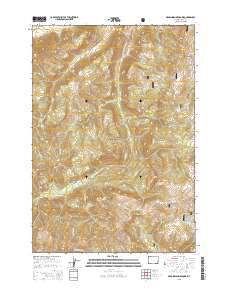 2015 Map of Dead Indian Meadows, 2015 Print
