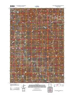 2012 Map of Dead Woman Crossing, 2012 Print