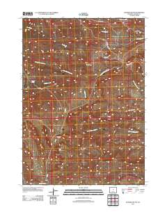 2012 Map of Deadman Butte, 2012 Print