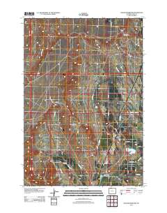 2012 Map of Deaver Reservoir, 2012 Print