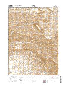 2015 Map of Deer Butte, 2015 Print