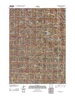2012 Map of Dennison Cap, 2012 Print