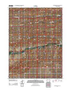 2012 Map of Dereemer Ranch, 2012 Print