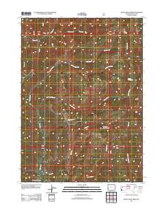 2012 Map of Devils Hole Creek, 2012 Print