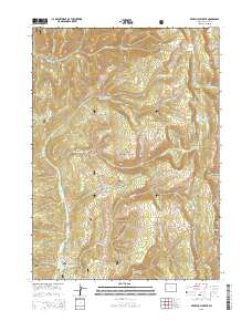 2015 Map of Devils Hole Creek, 2015 Print