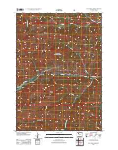 2012 Map of Dick Creek Lakes, 2012 Print