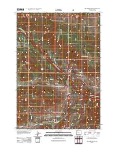 2012 Map of Dillworth Bench, 2012 Print