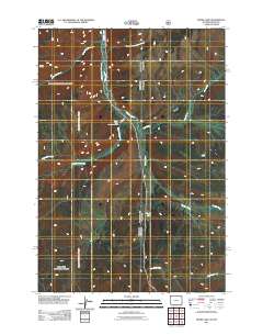 2011 Map of Divide Lake, 2011 Print