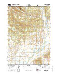 2015 Map of Dodge Butte, 2015 Print
