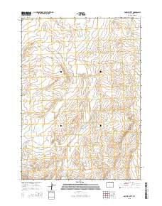 2015 Map of Double Butte, 2015 Print