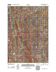 2012 Map of Dry Creek Reservoir, 2012 Print