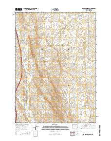 2015 Map of Dry Creek Reservoir, 2015 Print