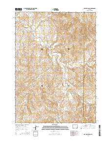 2015 Map of Dry Fork Ranch, 2015 Print