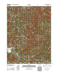 2012 Map of Dudley Creek, 2012 Print