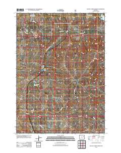 2012 Map of Dugout Creek North, 2012 Print