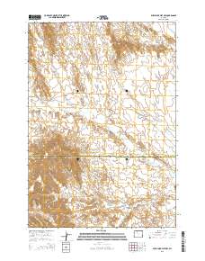 2015 Map of Dutch Nick Flat NW, 2015 Print