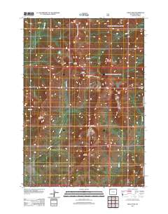 2012 Map of Eagle Peak, 2012 Print