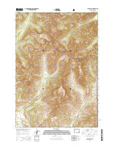 2015 Map of Eagle Peak, 2015 Print