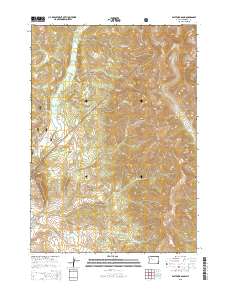2015 Map of East Fork Basin, 2015 Print