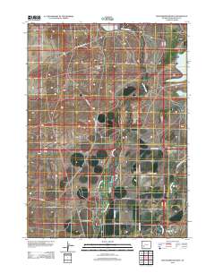 2012 Map of Eden Reservoir West, 2012 Print