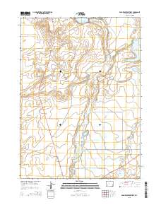 2015 Map of Eden Reservoir West, 2015 Print