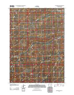 2012 Map of Eightmile Draw, 2012 Print