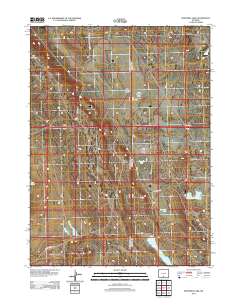 2012 Map of Eightmile Lake, 2012 Print