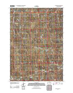 2012 Map of Elaine Draw, 2012 Print