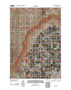 2012 Map of Elk Basin SE, 2012 Print