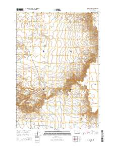 2015 Map of Elk Basin SW, 2015 Print