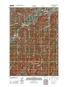 2012 Map of Elkhorn Peak, 2012 Print