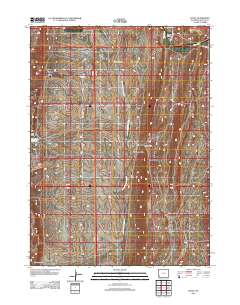 2012 Map of Elkol, 2012 Print