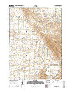 2015 Map of Emigrant Gap, 2015 Print