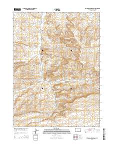 2015 Map of Erickson-Kent Ranch, 2015 Print