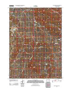 2012 Map of Ervay Basin SW, 2012 Print