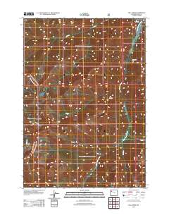 2012 Map of Fall Creek, 2012 Print