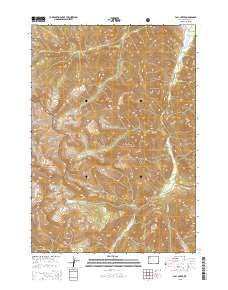 2015 Map of Fall Creek, 2015 Print