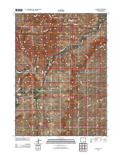 2012 Map of Farthing, 2012 Print