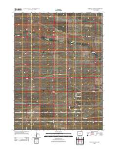 2012 Map of Farthing Ranch, 2012 Print
