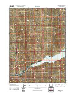 2012 Map of Ferris Lake, 2012 Print