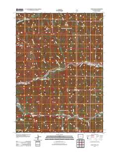 2012 Map of Ferry Peak, 2012 Print