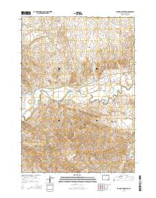 2015 Map of Figure 8 Reservoir, 2015 Print