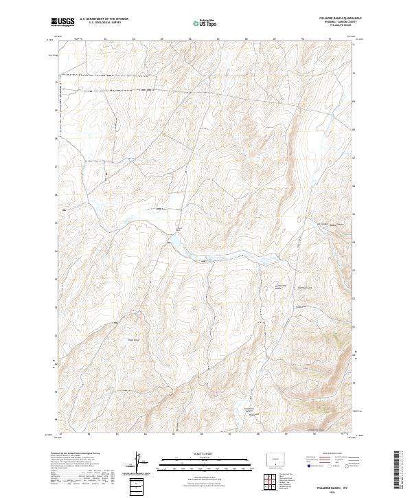2021 Map of Fillmore Ranch, 2021 Print