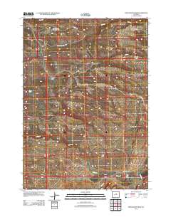 2012 Map of First Water Draw, 2012 Print