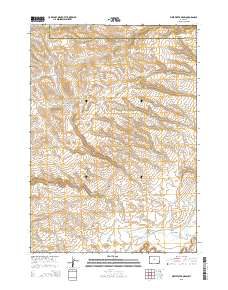 2015 Map of First Water Draw, 2015 Print